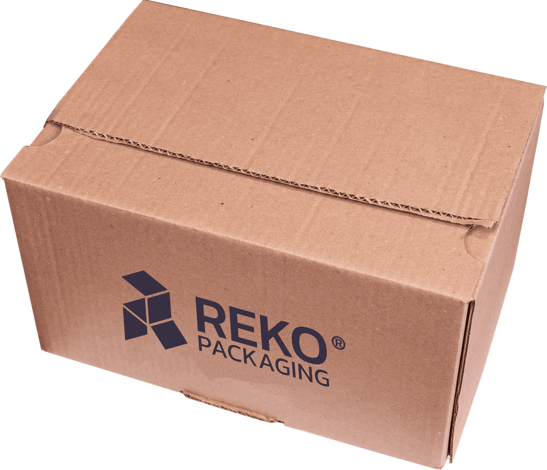 Closed shipping box